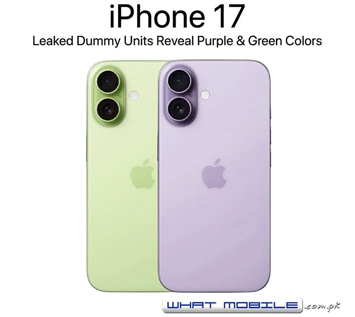 Apple iPhone 17 Leaked Dummy Units Reveal Purple and Green Color Options