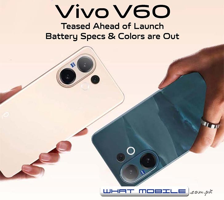 Vivo V60 Teased Ahead of Launch; Battery Specs and Color Options are Out