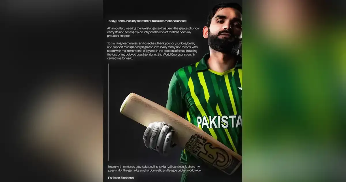 Asif Ali announces retirement from international cricket