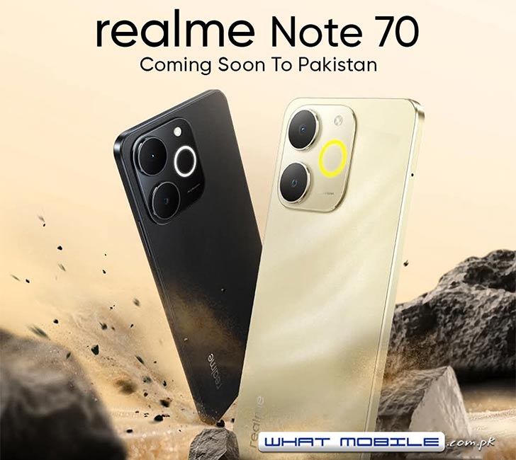 Realme Note 70 Coming to Pakistan Soon with 6300mAh Battery & 90Hz Display