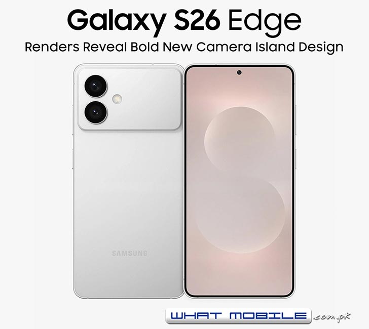 Galaxy S26 Edge Renders Confirm Bold Design with Giant Rear Camera Island