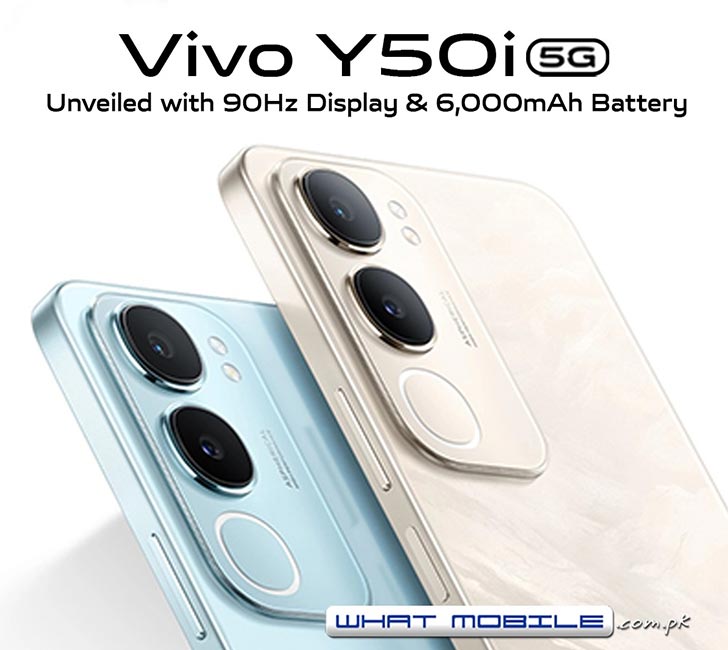 Vivo Y50i 5G Goes Official; 90Hz Display & Massive 6000mAh Battery on a Budget