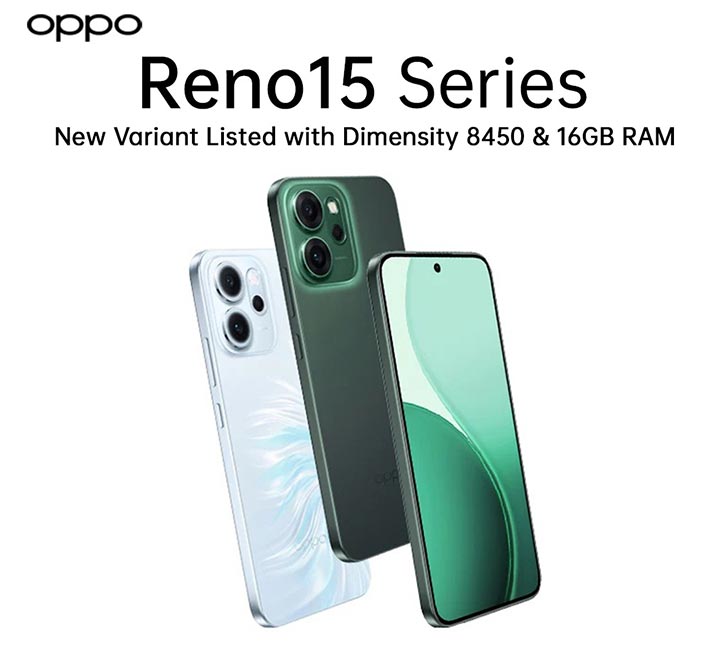 Oppo Reno 15 Series Member Found on Geekbench with Chipset and RAM Details