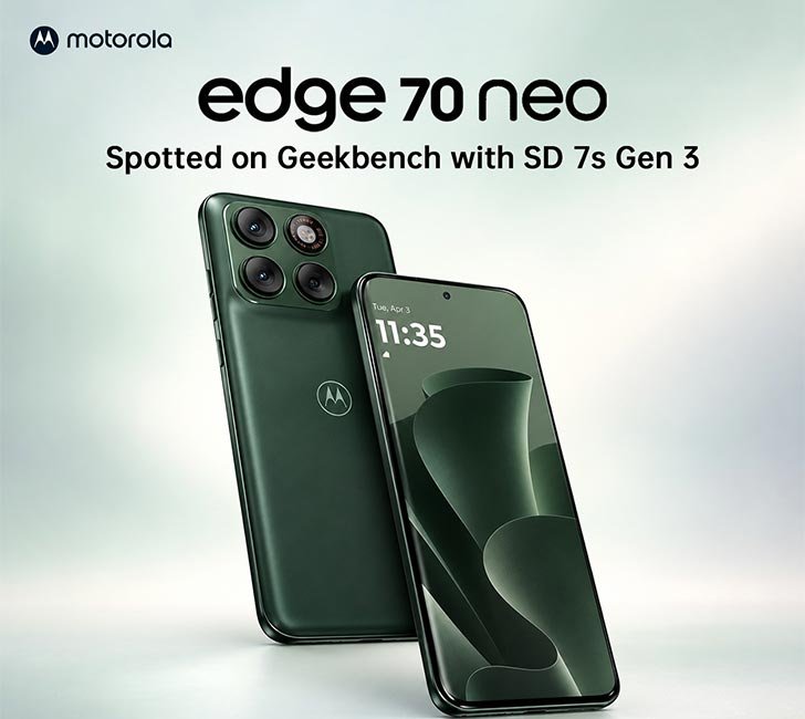Motorola Edge 70 Neo Internal Specs Listed on Geekbench; Snapdragon Chip, 6GB RAM