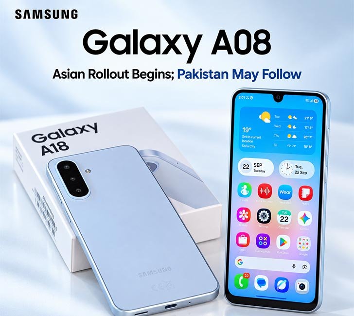 Samsung Galaxy A08 4G Expands its Rollout to Asia with 6,000mAh Battery & One UI 9