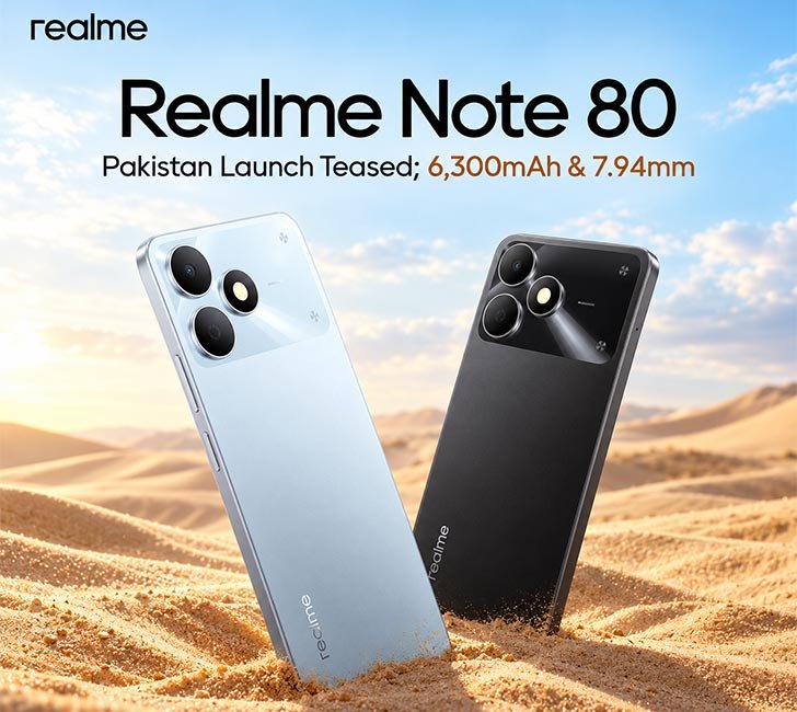 Realme Note 80 Headed to Pakistan with 6300mAh Battery & 7.94mm Slim Design