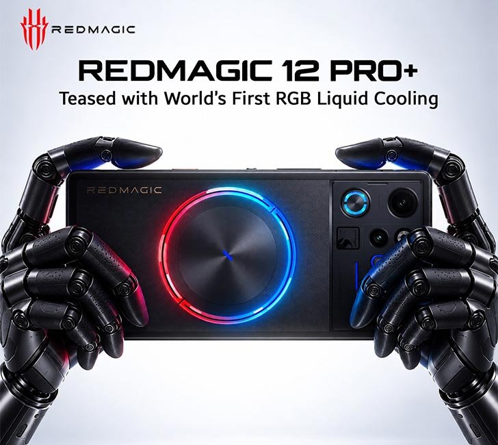 ZTE Nubia RedMagic 12 Pro Plus to Offer World’s First RGB Liquid Cooling