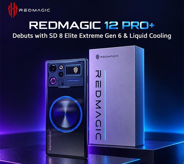 ZTE Nubia RedMagic 12 Pro+ Debuts with 8,400mAh Battery, Liquid Cooling & Flagship SoC