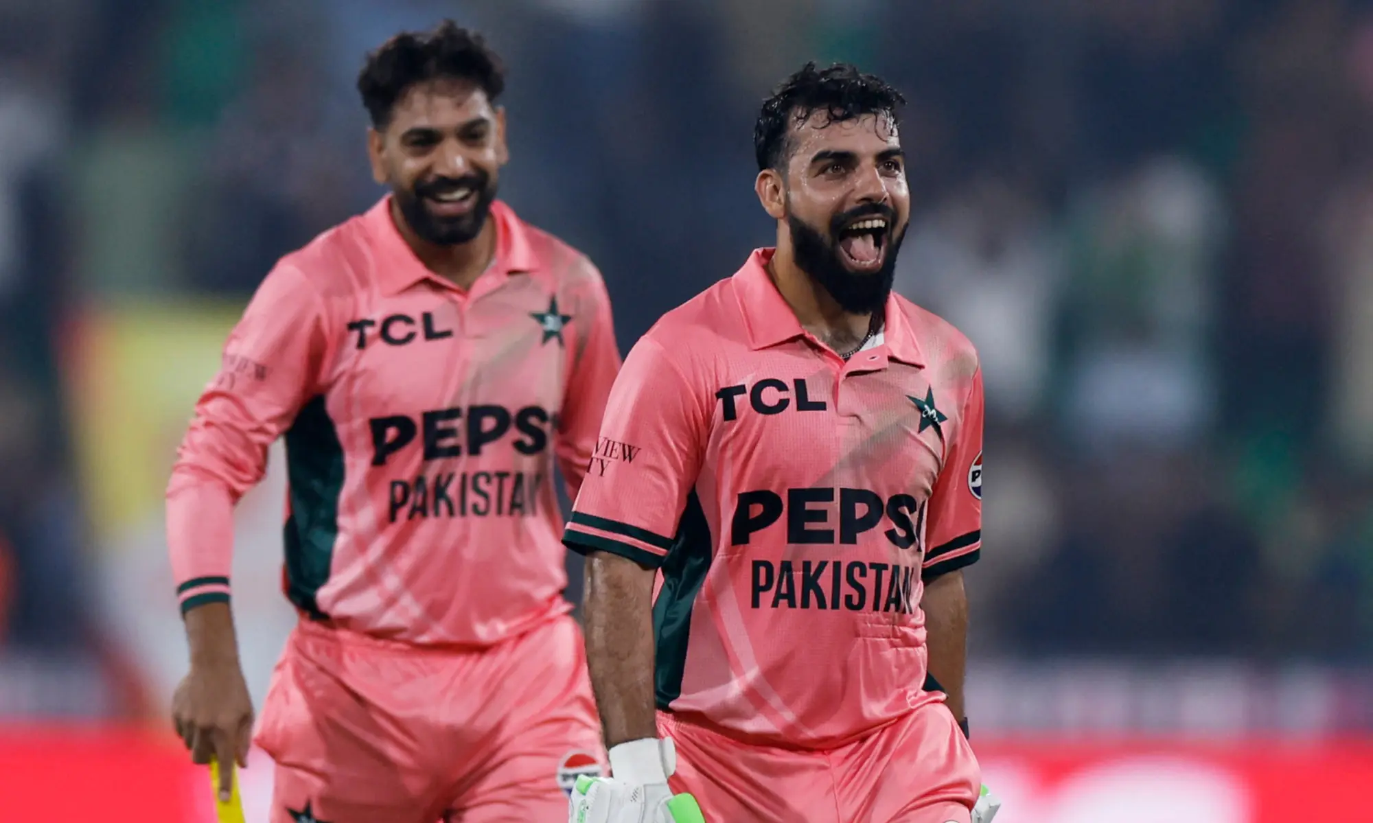 Shadab Khan's maiden ODI century steers Pakistan into tri-series final after thrilling chase against England